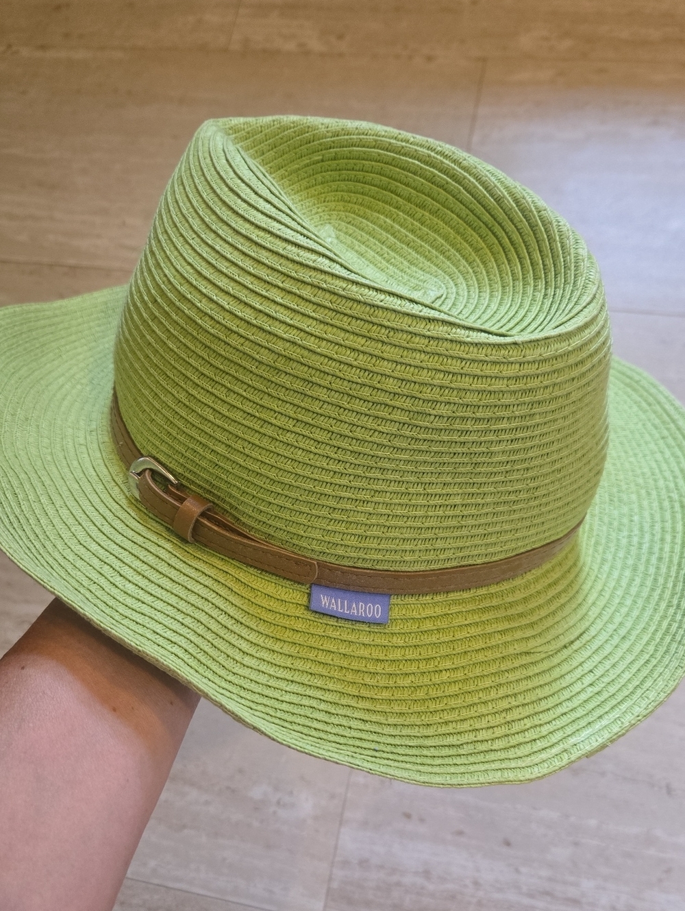 Wallaroo Hat Company Naples Lime Green Sun Hat